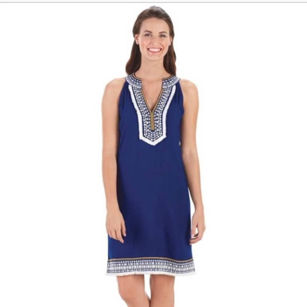 Mudpie navy blue dress